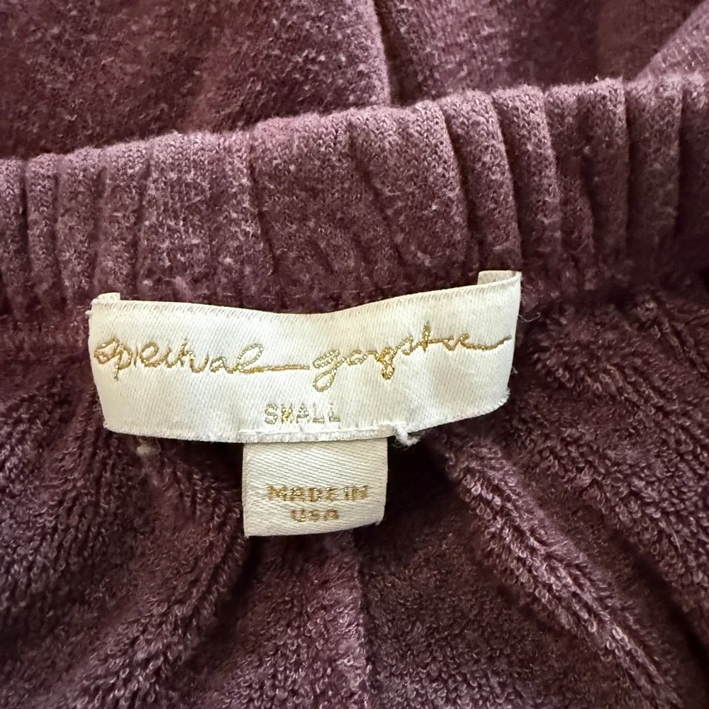 Spiritual Gangster Burgundy Joggers - Picture 3 of 8